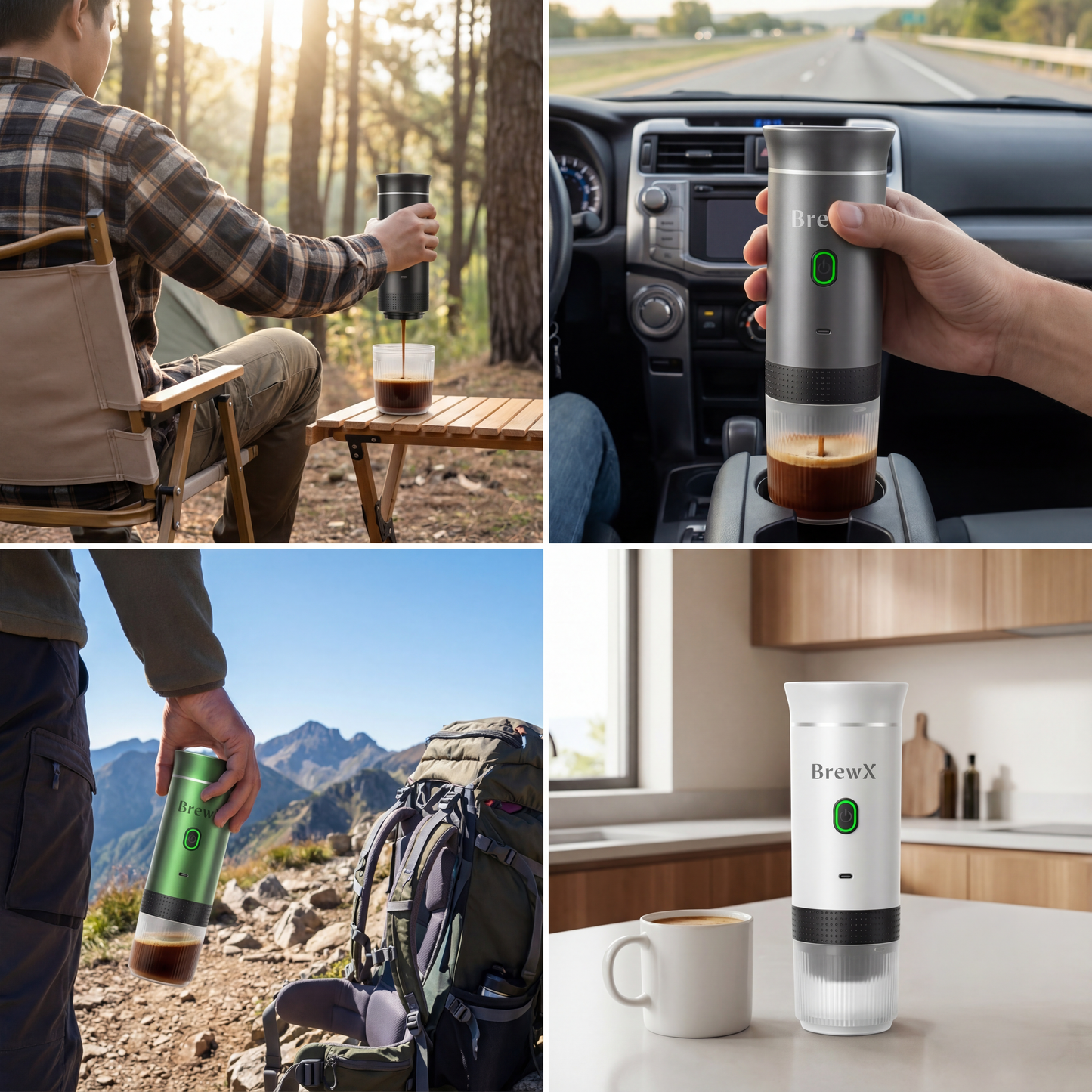 BrewX™ Taşınabilir Kahve Makinesi